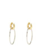 Matchesfashion.com Spinelli Kilcollin - Casseus Silver & Yellow Gold Earrings - Womens - Silver