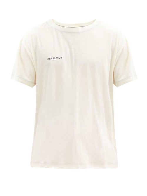 Matchesfashion.com Mammut Delta X - Uetliberg Wool-blend Jersey T-shirt - Mens - White