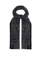 Etro Paisley-print Wool And Cashmere-blend Scarf