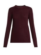 Matchesfashion.com Atm - Crew Neck Cashmere Sweater - Womens - Burgundy