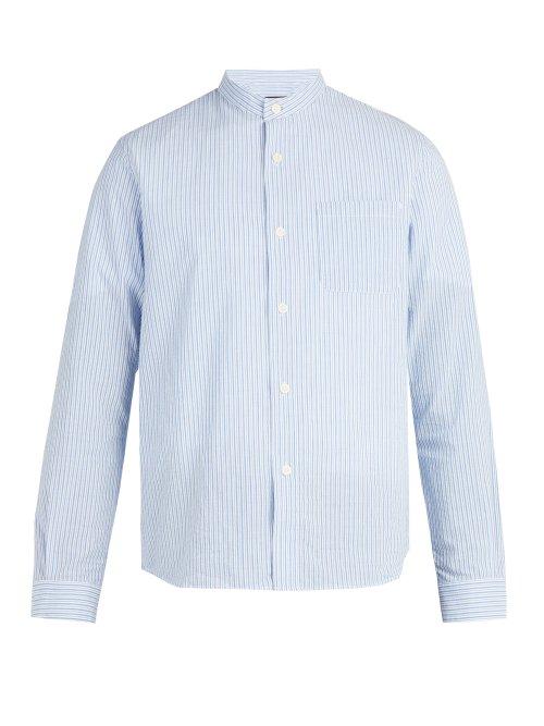 Matchesfashion.com A.p.c. - Robinson Striped Cotton Shirt - Mens - Blue Multi