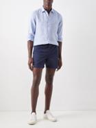Orlebar Brown - Giles Linen Shirt - Mens - Blue