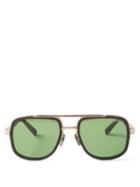 Dita Eyewear - Mach-s Titanium And Acetate Sunglasses - Mens - Rose Gold