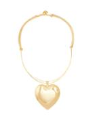 Matchesfashion.com Joelle Kharrat - Hearts Gold Plated Choker Necklace - Womens - Gold