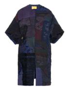 By Walid Opera Vintage Patchwork Chinese-silk Coat