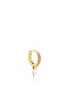 Matchesfashion.com Maria Tash - Diamond & 18kt Gold Eternity Hoop Earring - Womens - Yellow Gold