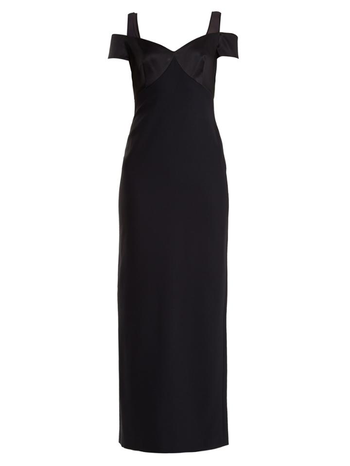 Versace Sweetheart-neck Off-the-shoulder Crepe Gown