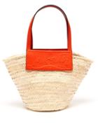 Christian Louboutin - Loubishore Woven Basket Bag - Womens - Orange Multi