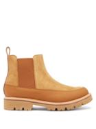 Matchesfashion.com Grenson - Abner Leather-trimmed Chelsea Boots - Mens - Tan
