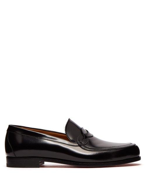 Matchesfashion.com Christian Louboutin - Dedonaki Leather Loafers - Mens - Black