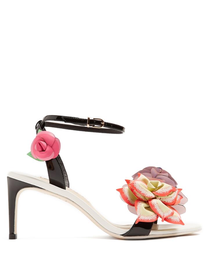 Sophia Webster Jumbo Lilico Flower-embroidered Sandals