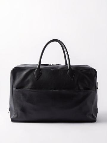 Mtier - Closer Leather Holdall - Mens - Navy