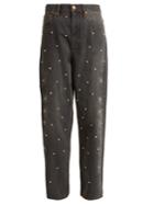 Isabel Marant Étoile Curt Stud-embellished Boyfriend Jeans