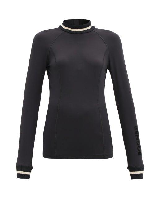 Matchesfashion.com Bogner - Madeleine Stretch-jersey Base-layer Top - Womens - Black