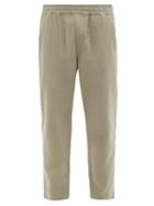 Folk - Assembly Garment-dyed Cotton Trousers - Mens - Grey