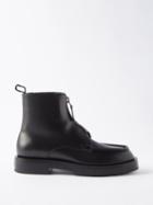 Givenchy - 4g-zip Leather Ankle Boots - Mens - Black