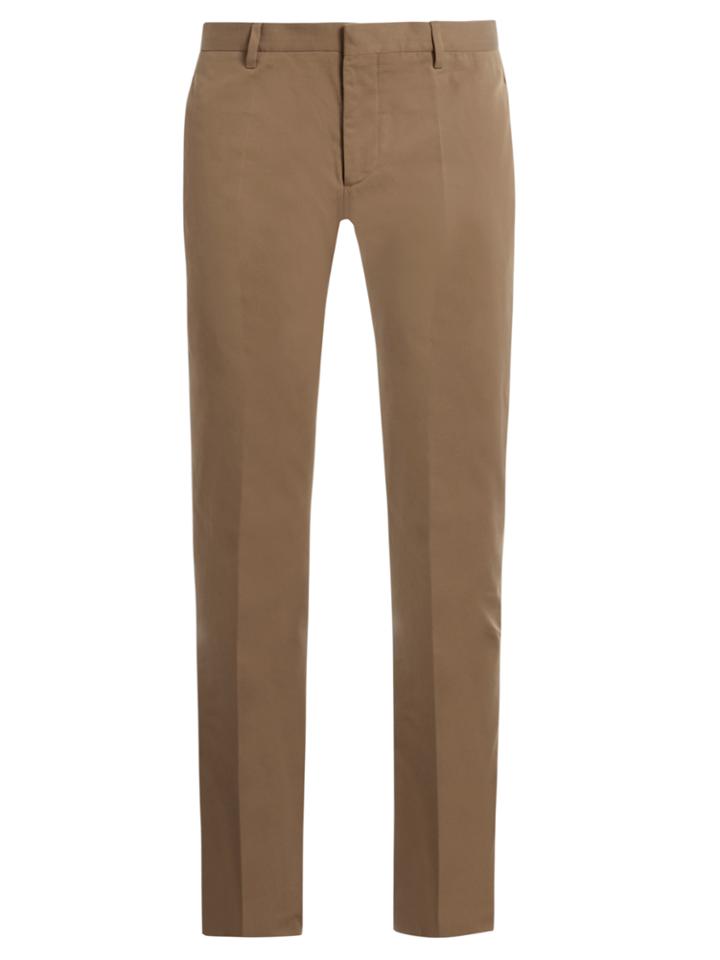 Maison Margiela Slim-leg Stretch-cotton Trousers