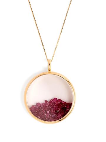 Aurélie Bidermann Fine Jewellery Chivor Ruby & 18kt Gold Necklace