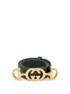 Matchesfashion.com Gucci - Horsebit Buckle Quilted Leather Belt - Womens - Green