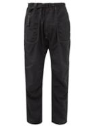 And Wander - Logo-embroidered Nylon Climbing Trousers - Mens - Black