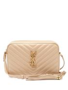 Matchesfashion.com Saint Laurent - Lou Medium Quilted Leather Cross-body Bag - Womens - Beige