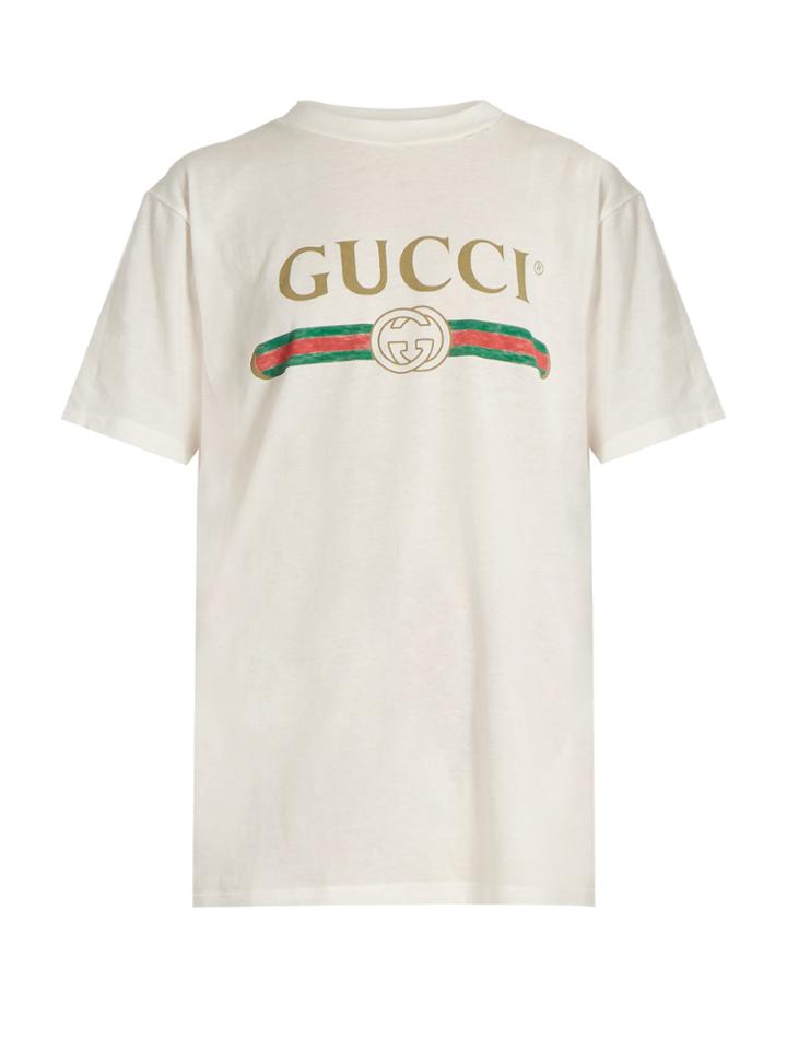 Gucci Logo-print Cotton T-shirt
