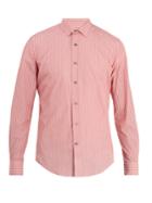 Lanvin Banker Striped Cotton-poplin Shirt