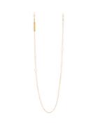 Frame Chain Drop Pearl-embellished Gold-plated Glasses Chain