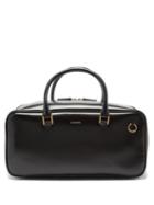 Ladies Bags Jil Sander - Leather Bowling Bag - Womens - Black