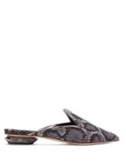 Nicholas Kirkwood Beya Velvet Backless Loafers