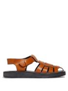 Matchesfashion.com The Row - Fisherman Caged Leather Sandals - Womens - Tan