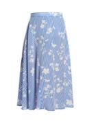 Altuzarra Sundew Stripe-print Fluted Midi Skirt
