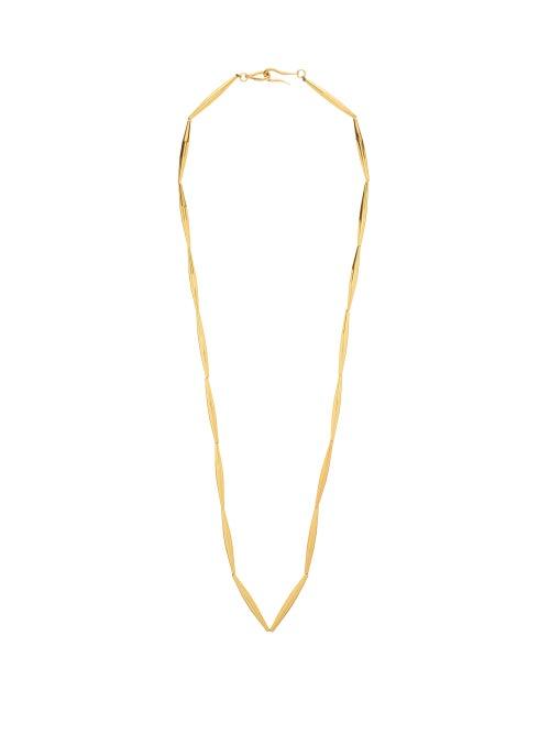 Matchesfashion.com Tohum - Helia 24kt Gold-plated Necklace - Womens - Gold