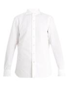 Finamore Gaeta Striped-jacquard Cotton Shirt