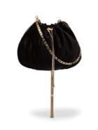 Matchesfashion.com Rosantica By Michela Panero - Fatale Velvet Shoulder Bag - Womens - Black Multi