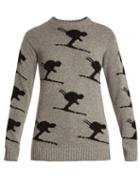 Matchesfashion.com Fusalp - Carving Wool Blend Performance Sweater - Womens - Grey