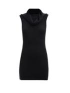 Rick Owens - Cowl-neck Ribbed-knit Wool Top - Womens - Black