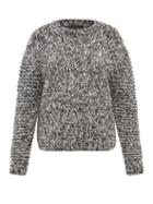 Saunders - O'connor Merino-blend Sweater - Womens - Black White