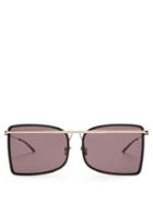 Matchesfashion.com Calvin Klein 205w39nyc - D Frame Metal Sunglasses - Mens - Black Multi