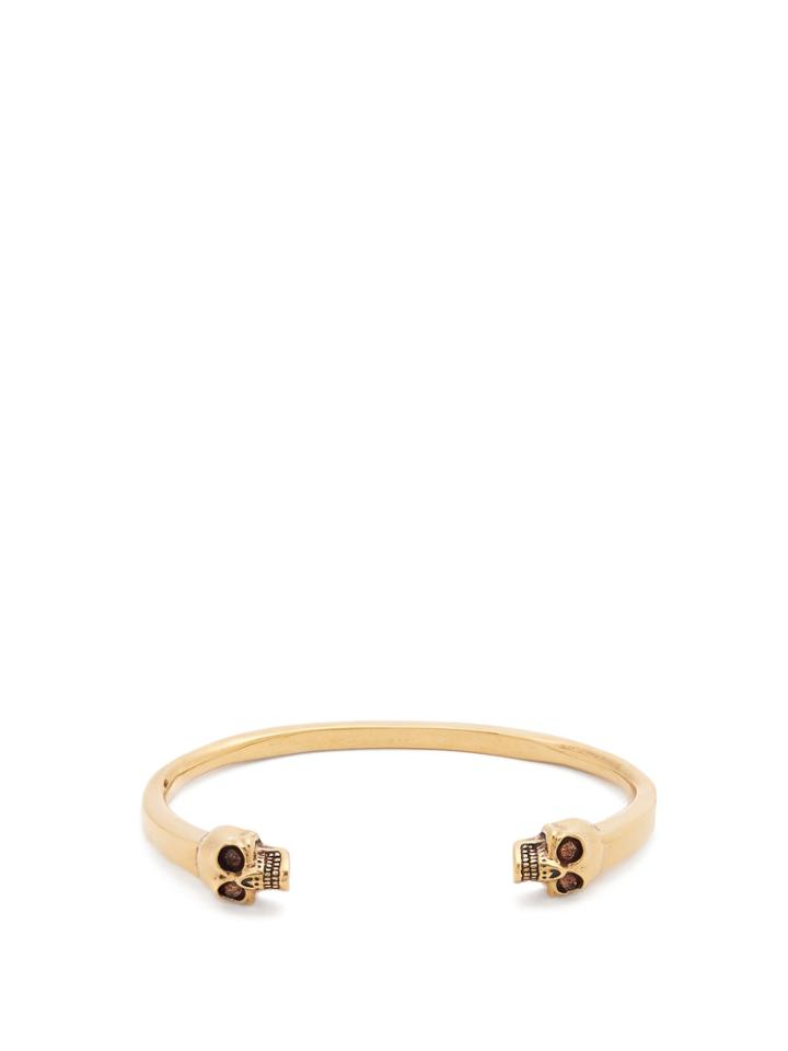 Alexander Mcqueen Skull Circular Cuff
