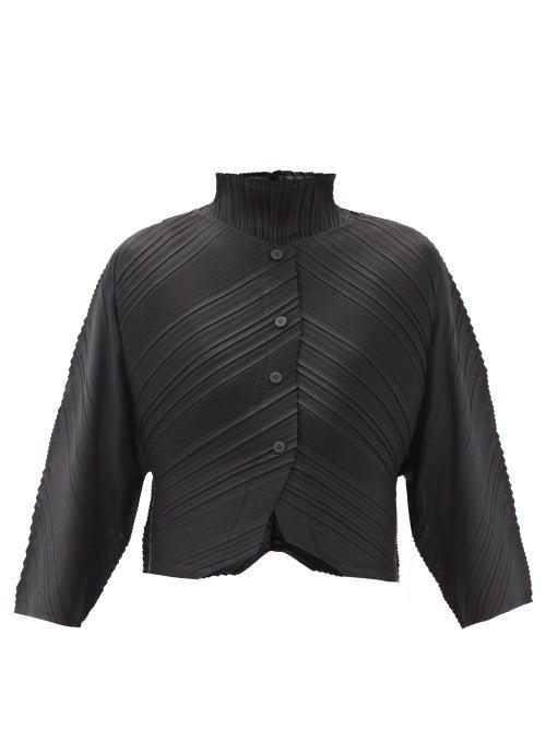 Matchesfashion.com Pleats Please Issey Miyake - Musical Score Technical-pleated Jacket - Womens - Black
