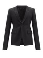 Rick Owens - Wool-blend Hopsack Blazer - Mens - Black