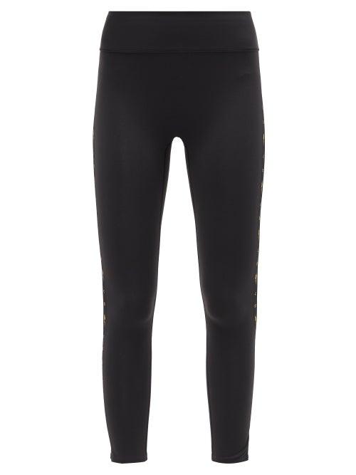 Matchesfashion.com Reebok X Victoria Beckham - Logo-stripe Jersey Leggings - Womens - Black