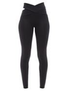 Live The Process - Orion Crossover-waist Leggings - Womens - Black