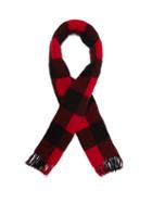 Matchesfashion.com Gucci - Quilted Checked-wool Scarf - Mens - Black Red
