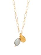 Matchesfashion.com Alighieri - The Solitary Tear Pearl 24kt Gold-plated Necklace - Womens - Yellow Gold