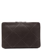 Matchesfashion.com Bottega Veneta - Laser Cut Leather Pouch - Mens - Brown