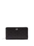 Gucci Dorian Gg-debossed Leather Zip-around Wallet
