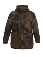 Moncler Gaillon Camouflage-print Quilted Down Parka