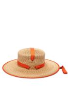 Matchesfashion.com Lola Hats - Zorro Straw Hat - Womens - Orange